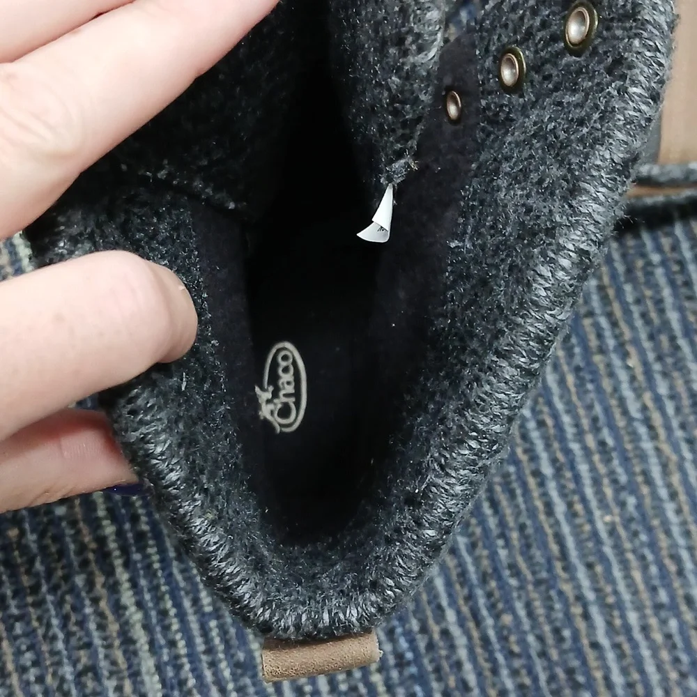 Chaco Borealis Tall Waterproof Boot Fossil Size 7 - Picture 7 of 9